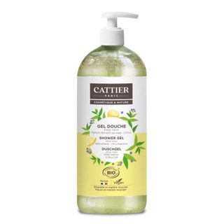 Cattier gel douche fraicheur verveine & citrus 1l