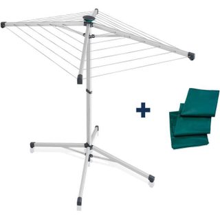 Séchoir parapluie Leifheit 140 LinoPop-Up 82500 étendoir intérieur et extérieur avec 14m détendage transport et rangement facile