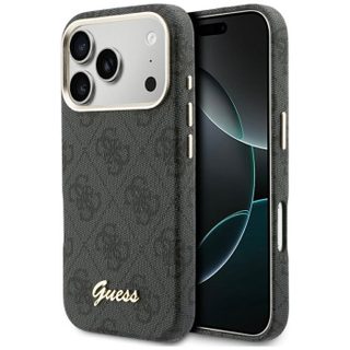 Coque Guess 4G Script MagSafe pour iPhone 17 Pro Max - Black