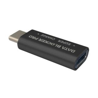 DLH Adaptateur USB-C mâle vers USB-C femelle 24-pin avec bloqueur de données – 5A