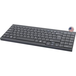 Clavier - DEXLAN - Americain QWERTY - Filaire - Noir - Console LCD