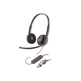 HP INC Micro-casque - filaire - USB-C - HP Inc. - Poly Blackwire 3220 - Blackwire 3200 Series - micro-casque - sur-oreille - filaire - USB