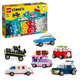 LEGO® 11036 Classic Les Véhicules Créatifs Maquette de Voiture Véhicule de Police Camion et Autres