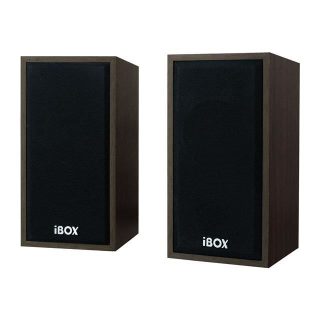 Enceintes PC / Stations MP3 - IBOX - IGLSP1 - 2 W RMS - Couleur Cerise - Technologie Filaire