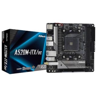 ASRock ASROCK - A520M-ITX/ac - Format ITX - Socket AM4 - DDR4 SDRAM
