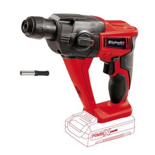 Einhell Marteau Perforateur sans fil TE-HD 18 Li - Solo PXC (18V 1 2J Eclairage LED) Livré sans Batterie ni Chargeur
