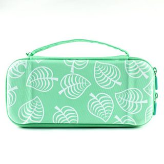 Etui de transport Nintendo Switch OLED - WE - Vert - Protection rigide - Verre trempé - 6-en-1