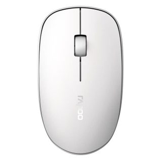 Souris optique sans fil - RAPOO - M200 Silent - Blanc - 2 4GHz/BT 3.0/BT 4.0 - Silencieuse