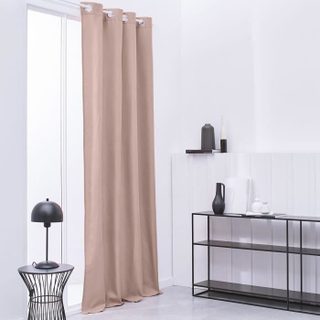 Today Rideau Isolant Thermique Essential Uni - 140 x 240 cm - Rose des sables