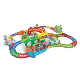 VTECH - TUT TUT BOLIDES - SUPER CIRCUIT TRAIN ÉDUCATIF (ADAM TRAIN MARCHAND) - Multicolore
