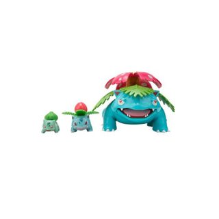 Figurine de jeu - JAZWARES - PKW2775 - Pack 3 figurines Bulbasaur - Tailles 2/3/12 - Finition exclusive