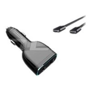 DLH Adaptateur dalimentation pour voiture - 60W - USB-C