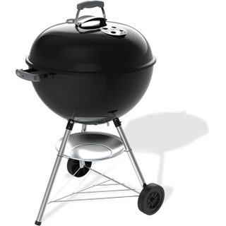 Barbecue à charbon - Weber - Bar-B-Kettle - Ø57 cm - Thermomètre intégré - Acier émaillé - 9 couverts - Noir