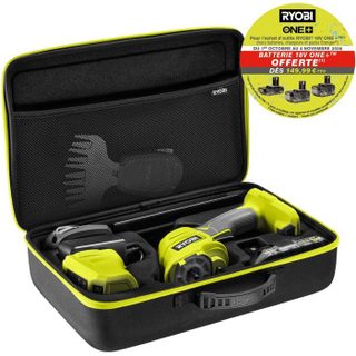 RYOBI Cisaille à gazon et sculpteur de végétaux 18V avec mallette - RY18GSA-120T