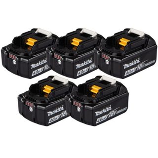 MAKITA Pack de 5 Batteries Li-Ion 18V 4Ah BL1840B