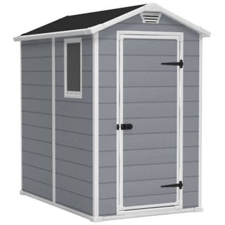 Abri de jardin 2 5 m² KETER Manor 46S 192 x 130 x 198 cm - Abri résistant aux intempéries Gris