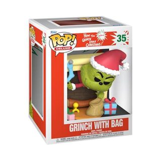 Figurine - Funko - The Grinch avec Sac - 9 5 cm - Vinyle de Haute Qualité - Cadeau Idéal