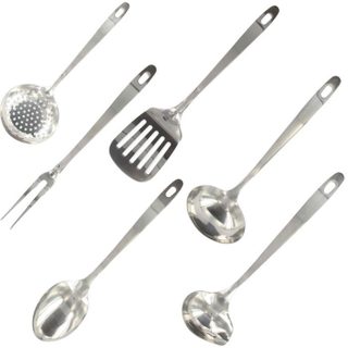 Ensemble ustensiles de cuisine 6 pièces - FACKELMANN - Oxford - Inox