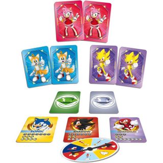 Sonic Sac à Dos Jeux de Cartes - Jeux de voyage - LISCIANI - Sac à dos inclus