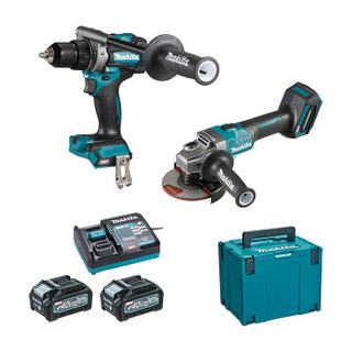 Ensemble de 2 machines 40 V max Li-Ion 4 Ah XGT (DF001G + GA005G) MAKITA - DK0124G201
