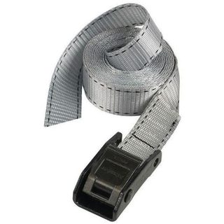Sangle à bagage - MASTER LOCK - 5 m x 25 mm - Résistante à la corrosion - Charge 250 kg - Gris