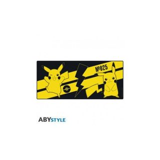 Tapis de souris XXL - ABYSTYLE - Pikachu - Design vibrant - Espace pour mouvements fluides - Jaune