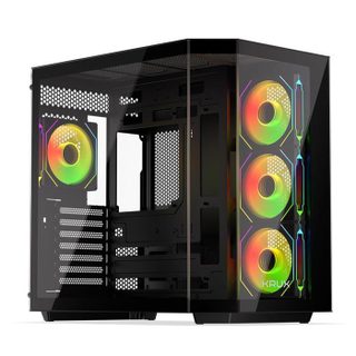 KRUX ATX - KRUX - Empero - 4 Ventilateurs ARGB 120 mm - Panneaux en Verre - Refroidissement Liquide 360 mm