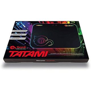 Tapis de Jeu - TALIUS - Tatami - Éclairage LED RVB - Surface super-slide - Antidérapant