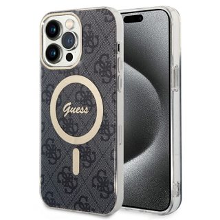 Coque Guess IML 4G MagSafe pour iPhone 15 Pro - Black