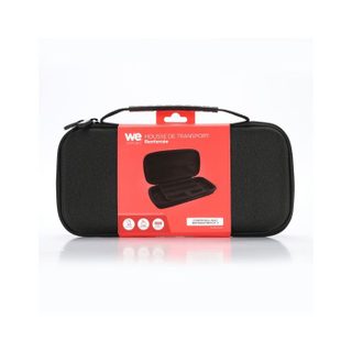Etui de transport Nintendo Switch 2 - Coque rigide - Intérieur velours - Compartiments de rangement intérieurs - Noir
