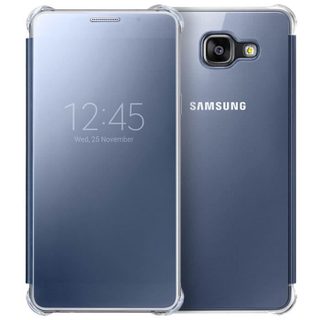 Housse - Samsung - Galaxy A5 2016 - Noir - Effet miroir - Protection intégrale