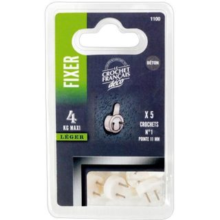 LE CROCHET FRANCAIS - Crochet suédois pm plast.spécial béton bl5
