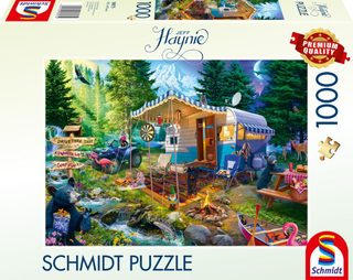 Puzzle - SCHMIDT SPIELE - La caravane dans les montagnes - 1000 pièces - Dès 12 ans