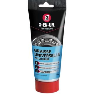 3-en-1 Graisse Universelle au Lithium 3-EN-UN TECHNIQUE Tube 150g