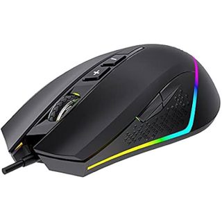 Souris Gaming - UNYKACH - Nova M244 - Rétroéclairage RVB - 6400 DPI - Ergonomique et léger