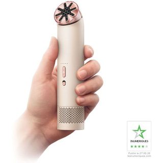 Ventilateur - Dyson - HushJet Mini Cool - 40 W - 5 vitesses - 3-en-1 : à la main / porté / posé - Autonomie 6h - Rose
