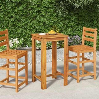 Vidaxl Table de bar de jardin 60x60x105 cm Bois dacacia solide 319700