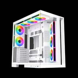 XIGMATEK XIGMATEK - Aqua 7 - E-ATX - Verre trempé - 8x ARGB 120mm - Support GPU vertical