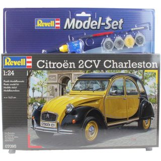Maquette de voiture - REVELL - Model Set - Citroën 2 CV - Avec colle peintures et accessoires