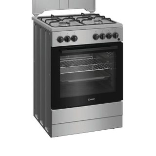 Cuisinière Gaz/Électrique Indesit I6G3PMS 73L 4 Brûleurs Gris