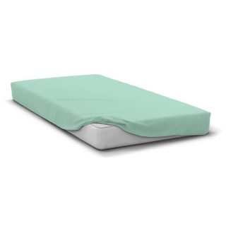 Drap housse - HOME LINGE PASSION - HP72109 - Microfibre 82 g - 180 x 200 cm - Bonnet 30 cm - Vert deau