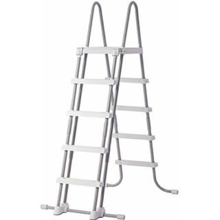 Échelle de sécurité - INTEX - Hauteur 132 cm - Double sécurité - Accès piscine - Plastique