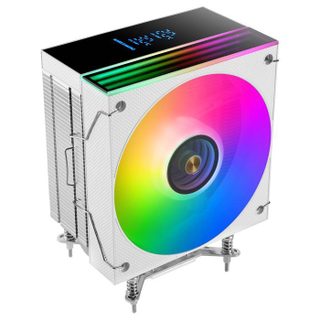 Mars Gaming MCPU-LCD – Dissipateur CPU 300W TDP 6 heatpipes Ventilateur PWM 120 mm ARGB Écran LCD