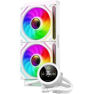 GAMEMAX Kit de refroidissement liquide - GAMEMAX - IceBurg 240 WH - Radiateur 277×120×52 mm - 2×120 mm 2400 tr/min - ARGB