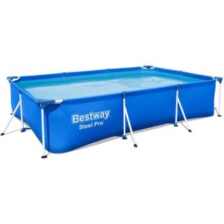 BESTWAY - Piscine Hors-sol Tubulaire pour Enfants - Deluxe Splash Frame Pool - 300x201x66 cm - Filtre à Cartouche de 1.249 l/h