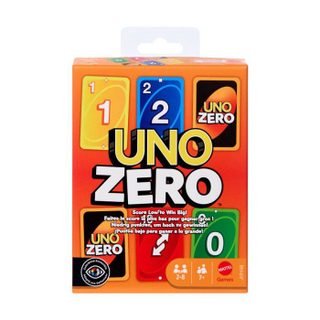 UNO Zéro - jeu de cartes - jeu de société famille - dès 7 ans - 2 à 8 joueurs - Mattel Games - JHH48