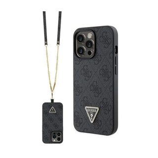 Guess Crossbody 4G Metal Logo - Étui pour iPhone 13 Pro (noir)