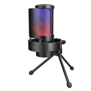USB - FIFINE - A8V - Éclairage RVB - Contrôle du son - Filtre anti-pop