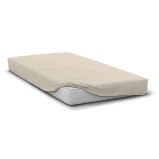 Drap housse - HOME LINGE PASSION - HP72113 - Microfibre 82 g - 180 x 200 cm - Bonnet 30 cm - Beige ivoire