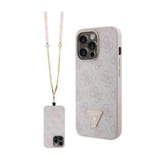Guess Crossbody 4G Metal Logo - Étui pour iPhone 13 Pro (rose)